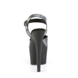 Schwarz 18 cm ADORE-708N-DT Hologramm plateau high heels