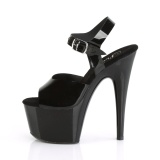 Schwarz 18 cm ADORE-708N High Heels Plateauschuhe