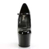 Schwarz 18 cm ADORE-787 Mary Jane Pumps Schuhe