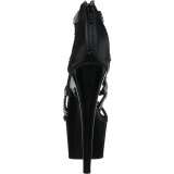 Schwarz 18 cm ADORE-798 Damenschuhe mit hohem Absatz
