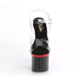 Schwarz 18 cm ESTEEM-7082 exotic pole dance high heels