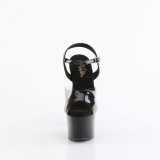 Schwarz 18 cm Pleaser SKY-308-1 plateau high heels schuhe