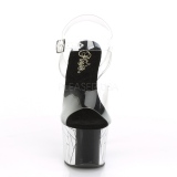 Schwarz 18 cm Pleaser SKY-308CP-3 pole dance sandaletten