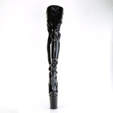 Schwarz 20 cm FLAMINGO-3055 overknee stiefel mit plateausohle