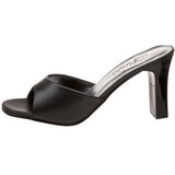 Schwarz 8,5 cm Fabulicious ROMANCE-301-2 Damen Mules Schuhe