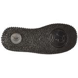 Schwarz Kunstleder CREEPER-216 Plateau Creepers Schuhe Damen