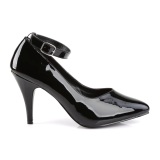 Schwarz Lack 10,5 cm DREAM-431 Herren High Heel Pumps