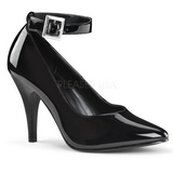 Schwarz Lack 10,5 cm DREAM-431 pumps mit niedrigem absatz