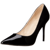 Schwarz Lack 10 cm CLASSIQUE-20 High Heels Pumps für Männer