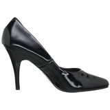 Schwarz Lack 10 cm VANITY-420 High Heels Pumps für Männer