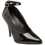 Schwarz Lack 10 cm VANITY-431 High Heels Pumps für Männer