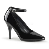 Schwarz Lack 10 cm VANITY-431 High Heels Pumps für Männer