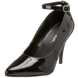 Schwarz Lack 10 cm VANITY-431 pumps mit niedrigem absatz