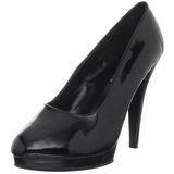 Schwarz Lack 11,5 cm FLAIR-480 Damen pumps für männer