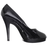 Schwarz Lack 11,5 cm FLAIR-480 Damen pumps für männer