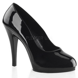 Schwarz Lack 11,5 cm FLAIR-480 Damen pumps für männer