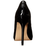 Schwarz Lack 13 cm AMUSE-20 spitze pumps mit stiletto absatz