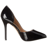 Schwarz Lack 13 cm AMUSE-22 High Heels Pumps für Männer