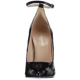 Schwarz Lack 13 cm SEXY-23 Klassische Pumps Schuhe Damen