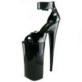 Schwarz Lack 25,5 cm Pleaser BEYOND-089 Plateau High Heels