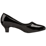 Schwarz Lack 5 cm FAB-420W Herren High Heel Pumps