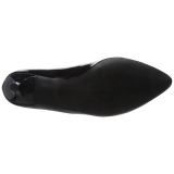 Schwarz Lackleder 6,5 cm KITTEN-01 grosse grössen pumps schuhe