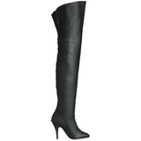 Schwarz Leder 10,5 cm LEGEND-8868 Overknee Stiefel für Männer