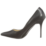 Schwarz Matt 10 cm CLASSIQUE-20 High Heels Pumps für Männer