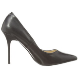 Schwarz Matt 10 cm CLASSIQUE-20 High Heels Pumps für Männer