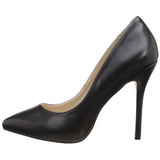 Schwarz Matt 13 cm AMUSE-20 spitze pumps mit stiletto absatz