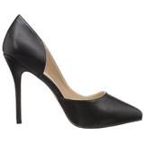 Schwarz Matt 13 cm AMUSE-22 Klassische Pumps Schuhe Damen