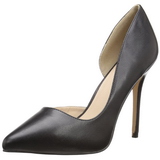 Schwarz Matt 13 cm AMUSE-22 Klassische Pumps Schuhe Damen