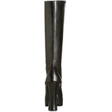 Schwarz Matt 13 cm ELECTRA-2020 High Heels Damenstiefel für Männer