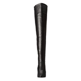 Schwarz Matt 13 cm SEDUCE-3010 overknee high heels stiefel