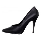 Schwarz Matt 13 cm SEDUCE-420V High Heels Pumps für Männer