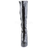 Schwarz Matt 15 cm DOMINA-2000 High Heels Damenstiefel für Männer