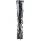 Schwarz Matt 15 cm DOMINA-2000 High Heels Damenstiefel für Männer