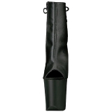 Schwarz Matt 20 cm Pleaser FLAMINGO-1018 Plateau Stiefeletten