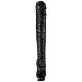 Schwarz Pailletten 15 cm PLEASER BLONDIE-R-3011 Plateau Überkniestiefel