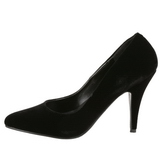 Schwarz Samt 10 cm VANITY-420 High Heels Pumps für Männer