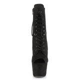 Schwarz faux suede 18 cm ADORE-1021FS pole dance ankle boots