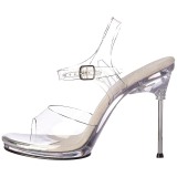 Silber 11,5 cm CHIC-08 Sandaletten mit stiletto absatz