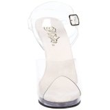 Silber 11,5 cm FLAIR-408 High Heel Sandaletten Damen