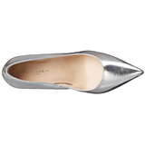 Silber Matt 10 cm CLASSIQUE-20 spitze pumps mit stiletto absatz