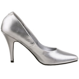 Silber Matt 10 cm VANITY-420 High Heels Pumps für Männer