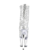 Silber glitter 20 cm SPECTATOR-1040G exotic pole dance stiefeletten