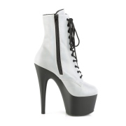 Silver 18 cm ADORE-1020REFL Exotic stripper ankle boots