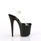 Silver 20 cm 808TGRS rhinestone platform high heels