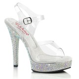 Stöckelschuhe strass plateau 13,5 cm MAJESTY-508DM Fabulicious stöckelschuhe