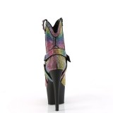 Strass western boots 18 cm ADORE-1029RS Bunte cowboy boots